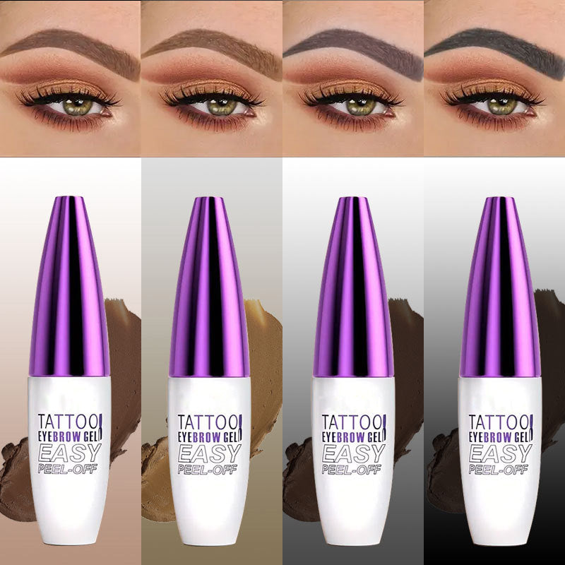 🔥Hot  | 30k+ Sold✅🎨Easy Peel-Off Eyebrow,Gel- &Sweatproof, Long-Lasting Black or Brown TattooTint- Enjoy easy eyebrow styling-8SA8