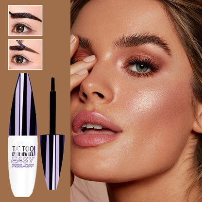 🔥Hot  | 30k+ Sold✅🎨Easy Peel-Off Eyebrow,Gel- &Sweatproof, Long-Lasting Black or Brown TattooTint- Enjoy easy eyebrow styling-8SA8