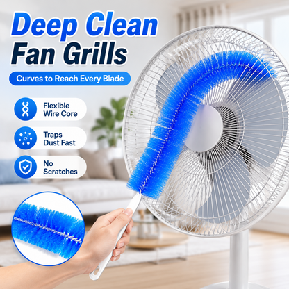 😍50% OFF🎁Flexible Microfiber Fan Duster Brushes – Reusable Cleaning Tools🔧-8HJ9