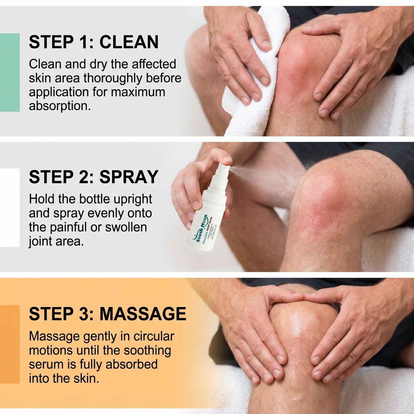🔥Hot  | 30k+ Sold✅【GoutEase Relief Spray】Targeted relief from gout pain, penetrates deeply to calm inflammation, break down uric acid-8SA8