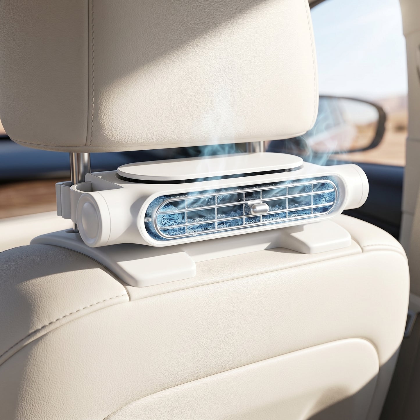 🌀💨Car Seat Velcro Fan: 3 Adjustable Speeds, USB Charging, Suitable For Cars, Golf Carts, And Travel RVs-8SA8