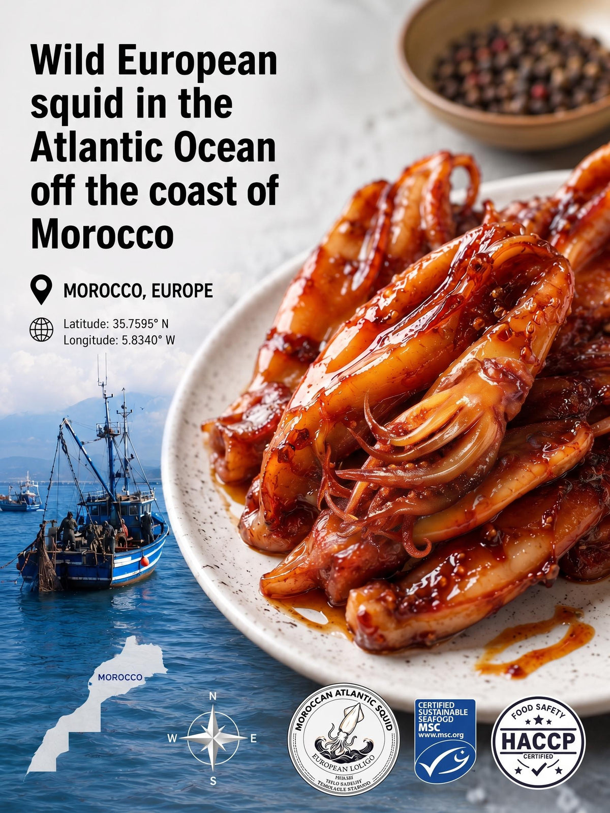 🦑BBQ Roasted Whole Squid Snack – Ready to Eat, Individually Wrapped-Ray