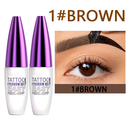 🔥Hot  | 30k+ Sold✅🎨Easy Peel-Off Eyebrow,Gel- &Sweatproof, Long-Lasting Black or Brown TattooTint- Enjoy easy eyebrow styling-8SA8