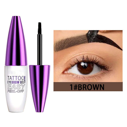 🔥Hot  | 30k+ Sold✅🎨Easy Peel-Off Eyebrow,Gel- &Sweatproof, Long-Lasting Black or Brown TattooTint- Enjoy easy eyebrow styling-8SA8