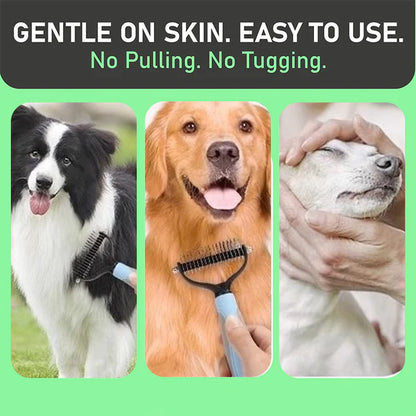 🔥HOT SALE!💯 Professional Deshedding Tool For Dogs And Cats,Shedding Removal Easy to Use Essential Grooming-8SA8