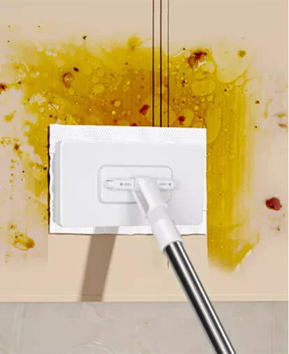 🧹Disposable Dust Mop,💦 Hands-Free Wet Dry Floor Cleaning Mop, Non-Woven Cleaning Pads For Home Hardwood Floors, Tile Floors-8SA8