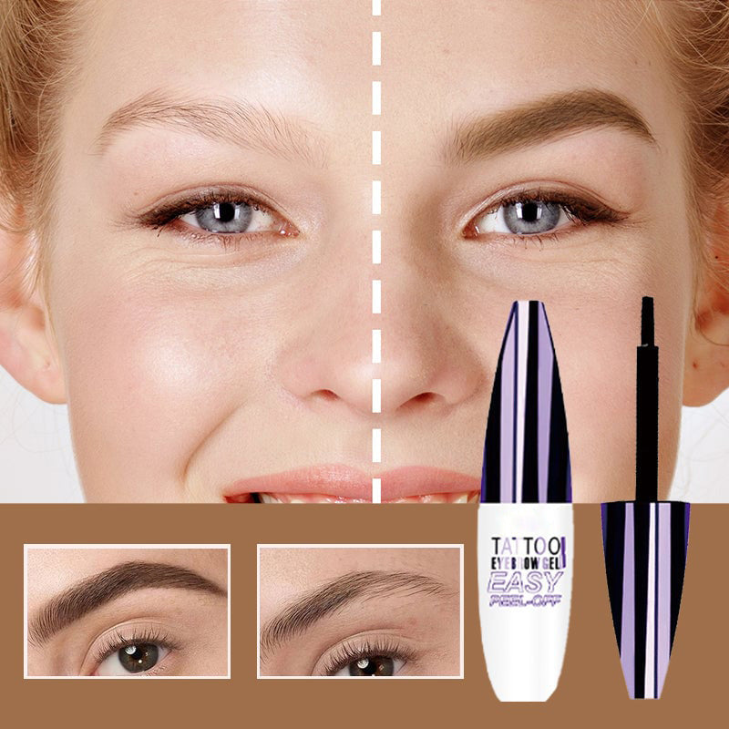 🔥Hot  | 30k+ Sold✅🎨Easy Peel-Off Eyebrow,Gel- &Sweatproof, Long-Lasting Black or Brown TattooTint- Enjoy easy eyebrow styling-8SA8