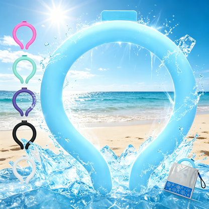 🌞2026 Summer Must-Have Gadget🌊PCM Neck Cooling Tube – Wearable Ice Ring for Hot Flashes, Sports & Summer Heat🏄‍♀️-8HJ9