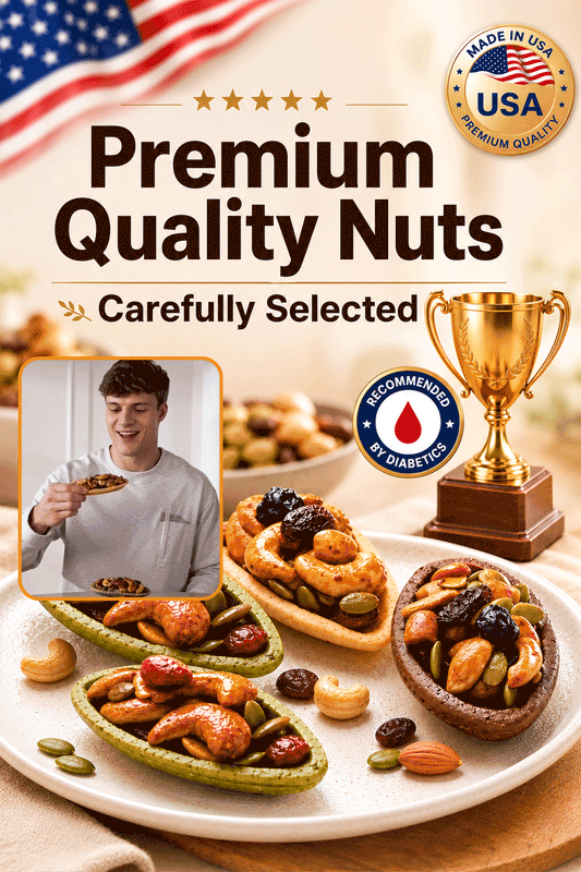 🍪Premium Crispy Almond Cashew Cookies – Roasted Nut Snack with Cocoa, Matcha & Original Flavors-Ray