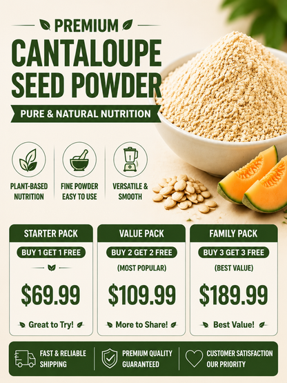🍈 Premium Seed Powder Blend | Smooth Taste, Easy Nutrition-Ray