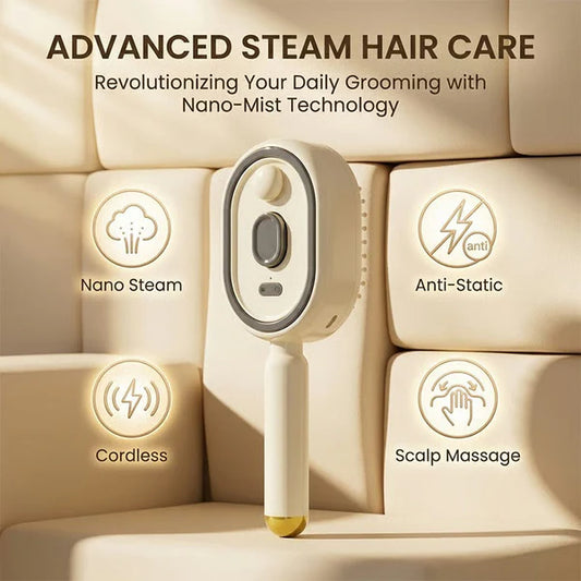🔥Last Day Sale 50% OFF🔥Electric Spray Air Cushion Massage Comb💆‍♀️✨-8JX3