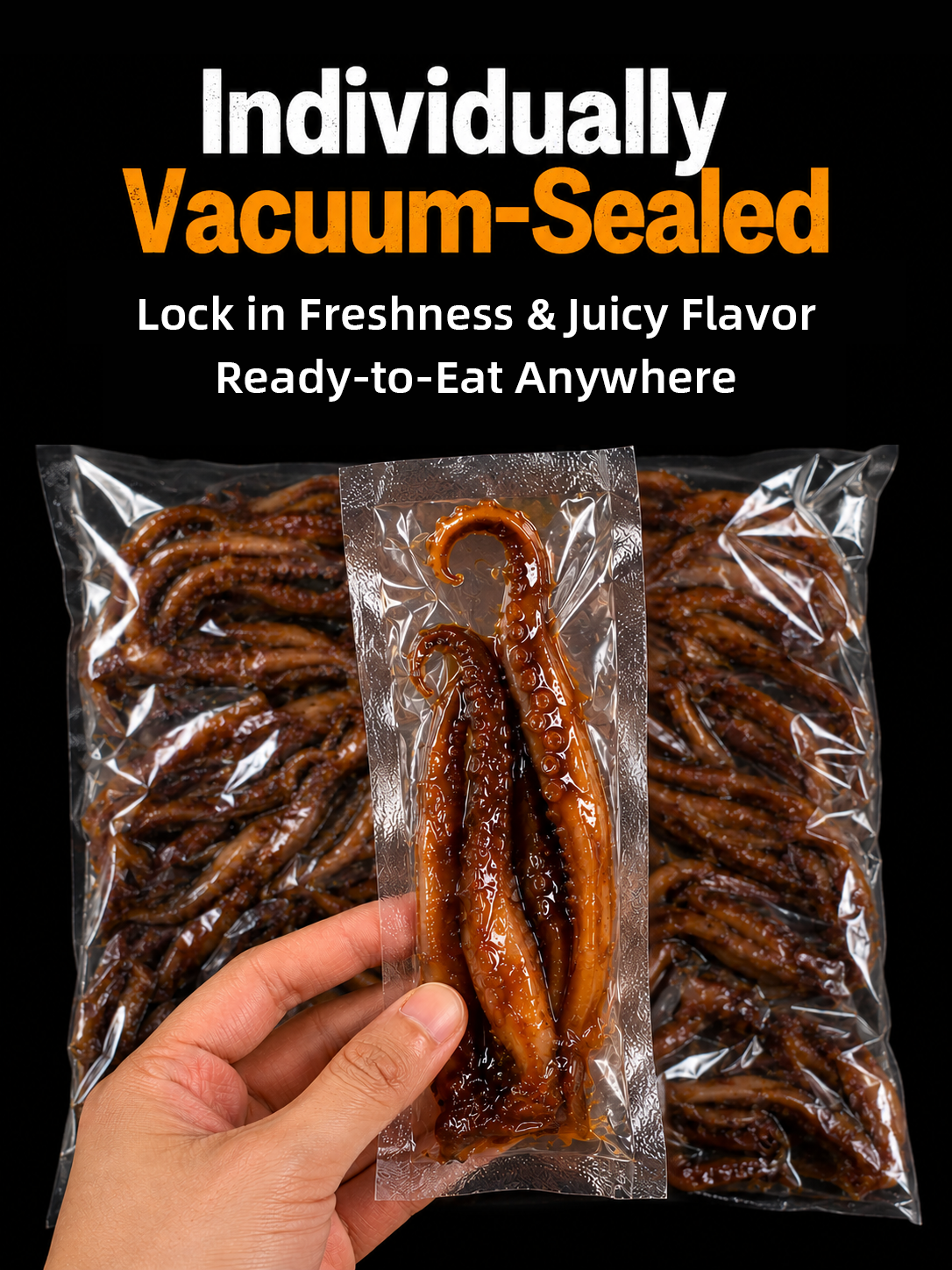 🦑BBQ Roasted Whole Squid Snack – Ready to Eat, Individually Wrapped-Ray