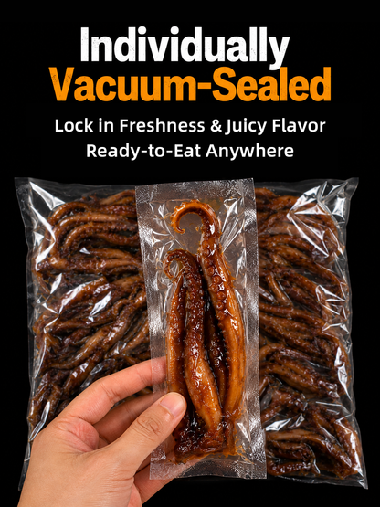 🦑BBQ Roasted Whole Squid Snack – Ready to Eat, Individually Wrapped-Ray