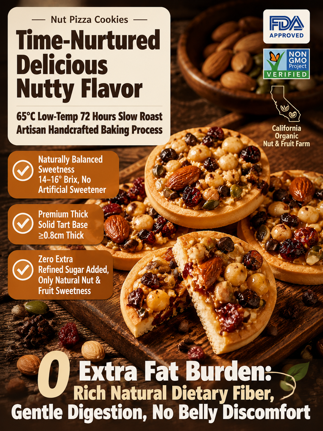 🍪Mixed Nut Cookies Assorted Biscuit Snack Pack-Ray
