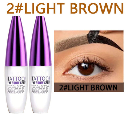🔥Hot  | 30k+ Sold✅🎨Easy Peel-Off Eyebrow,Gel- &Sweatproof, Long-Lasting Black or Brown TattooTint- Enjoy easy eyebrow styling-8SA8