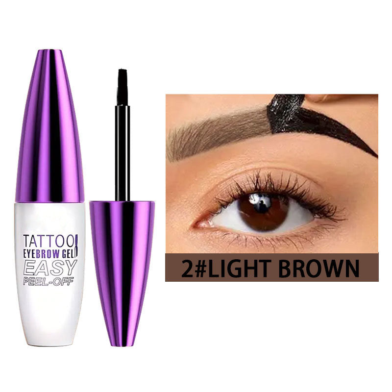 🔥Hot  | 30k+ Sold✅🎨Easy Peel-Off Eyebrow,Gel- &Sweatproof, Long-Lasting Black or Brown TattooTint- Enjoy easy eyebrow styling-8SA8