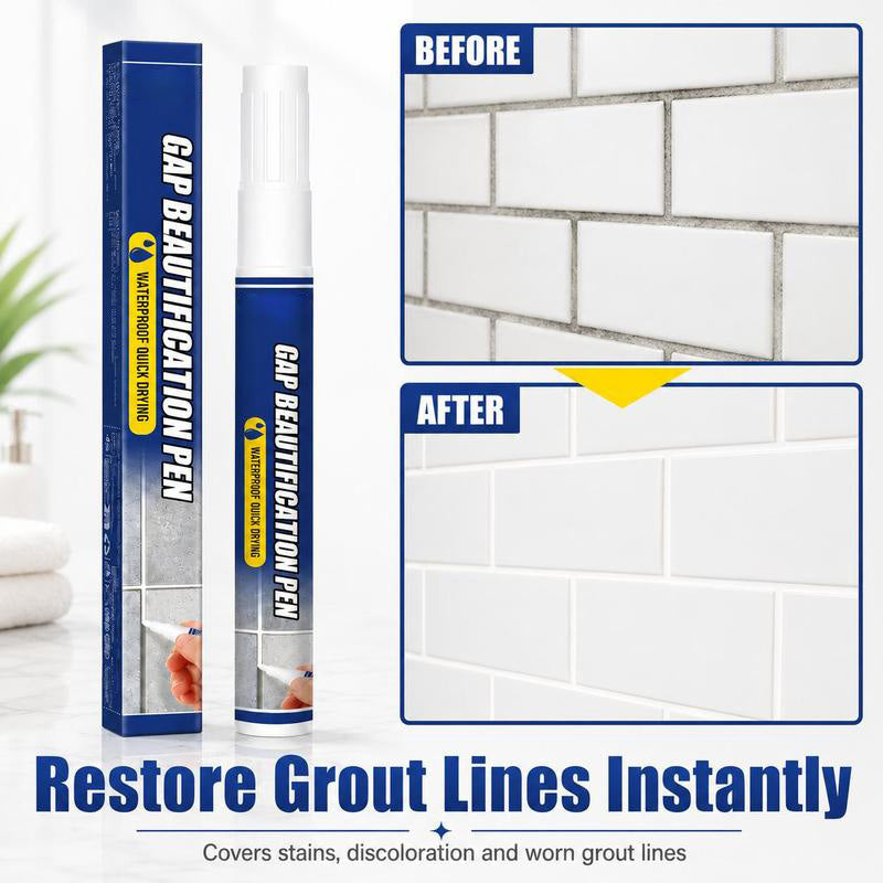 🖌️Tile Grout Repair Marker Pen✨ Renew Your Tile Grout in Seconds – Waterproof, Precision Marker for Home Renovation! ✨-8SA8