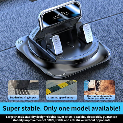 🏆 50K+ SOLD!🚘Car phone holder 360 degree rotation, suitablefor car navigation in-car dashboard✨-8CR5