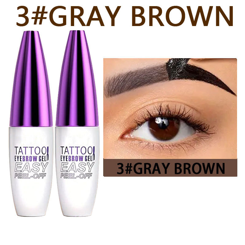 🔥Hot  | 30k+ Sold✅🎨Easy Peel-Off Eyebrow,Gel- &Sweatproof, Long-Lasting Black or Brown TattooTint- Enjoy easy eyebrow styling-8SA8