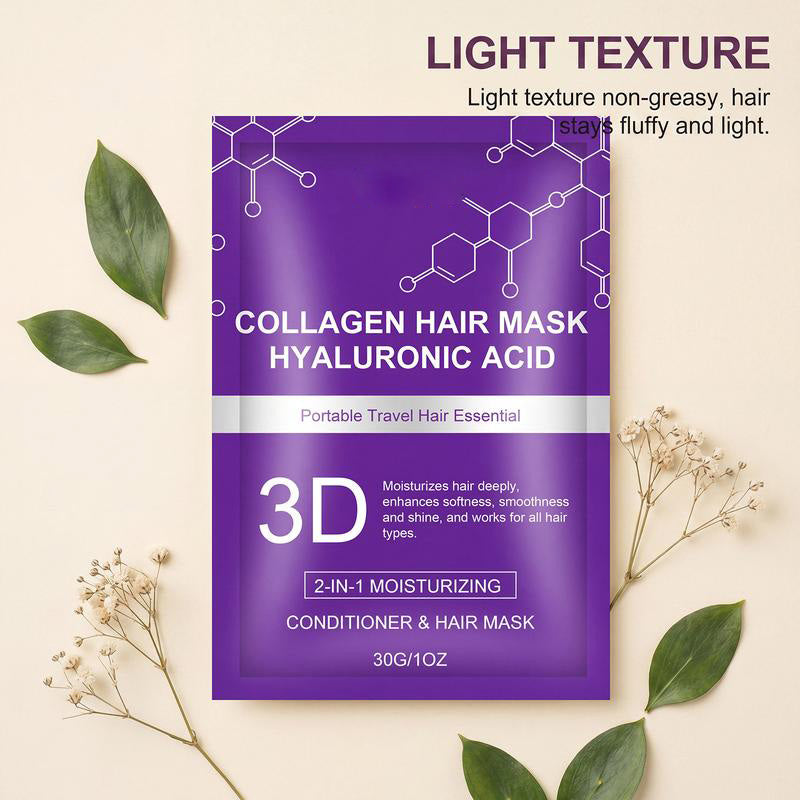 【🔥Hot Pick | 50K+ Sold💯】3D Collagen Hair Mask for Dry & Damaged Hair – Salon-Grade Deep Repair & Shine, Suitable for All Hair Types-8SA8