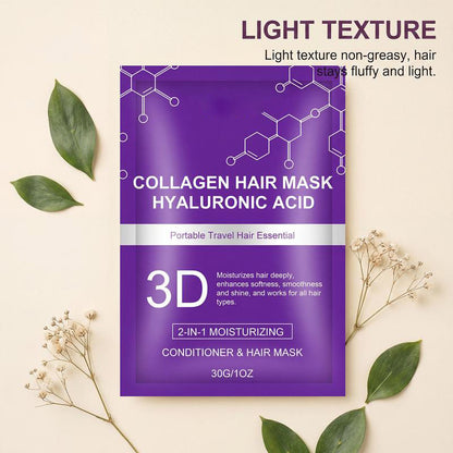 【🔥Hot Pick | 50K+ Sold💯】3D Collagen Hair Mask for Dry & Damaged Hair – Salon-Grade Deep Repair & Shine, Suitable for All Hair Types-8SA8