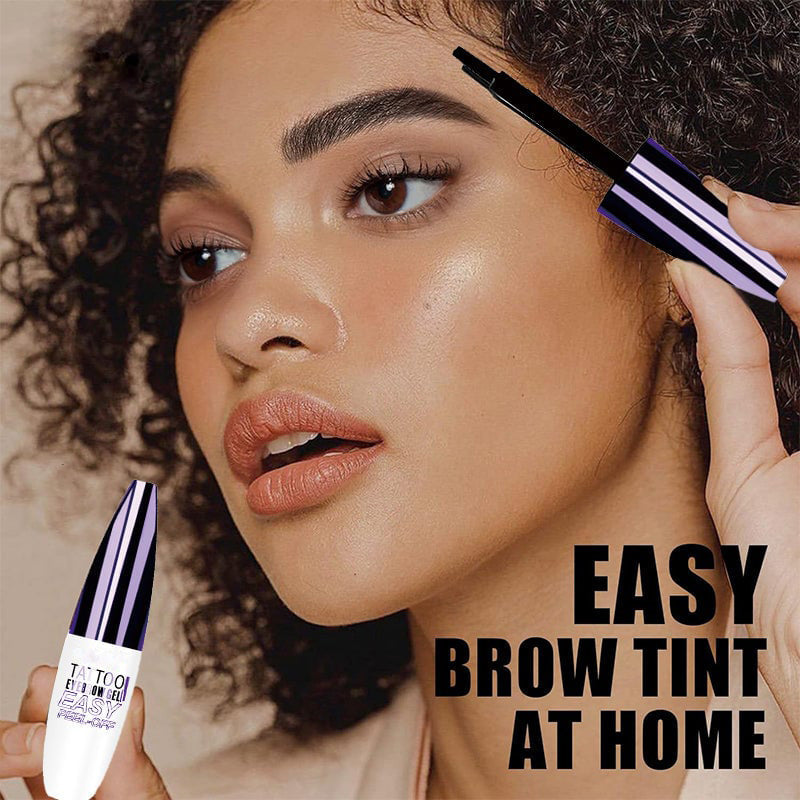 🔥Hot  | 30k+ Sold✅🎨Easy Peel-Off Eyebrow,Gel- &Sweatproof, Long-Lasting Black or Brown TattooTint- Enjoy easy eyebrow styling-8SA8