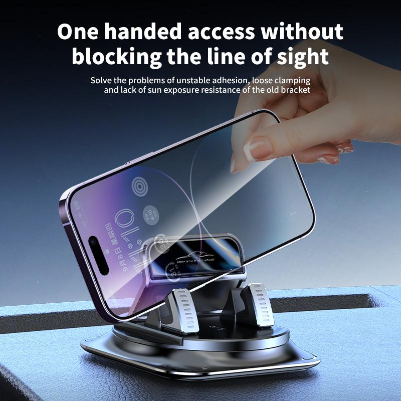 🏆 50K+ SOLD!🚘Car phone holder 360 degree rotation, suitablefor car navigation in-car dashboard✨-8CR5