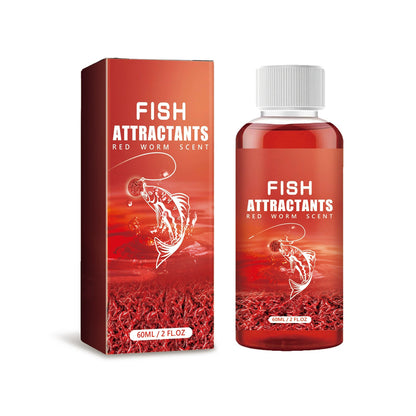 🐟【Crazy Pull & Explosive Protection】 Concentrated Red Worm Fishing Liquid, Strong Fish Attraction, Rapid Nesting & Fish Gathering, Universal Small Additive for Wild Fishing & Black Pits-8SA8