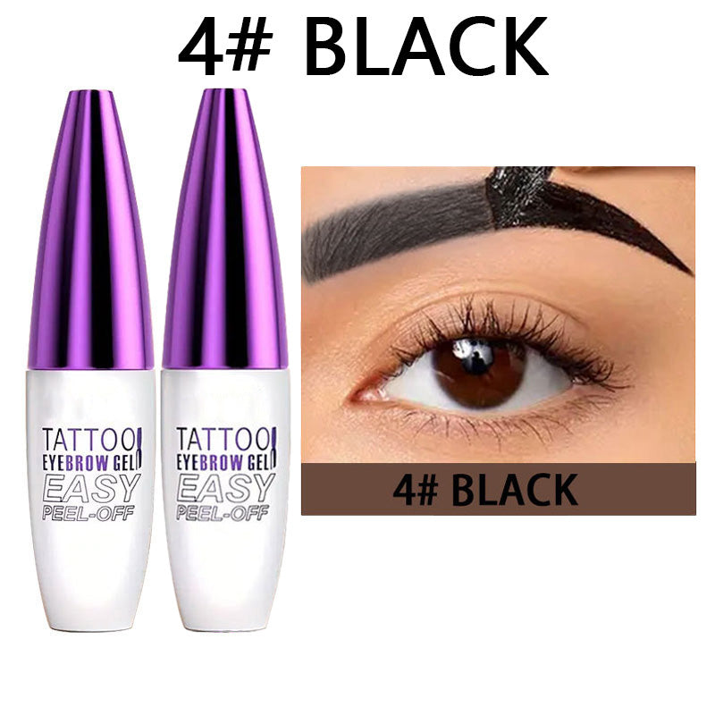 🔥Hot  | 30k+ Sold✅🎨Easy Peel-Off Eyebrow,Gel- &Sweatproof, Long-Lasting Black or Brown TattooTint- Enjoy easy eyebrow styling-8SA8