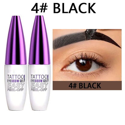 🔥Hot  | 30k+ Sold✅🎨Easy Peel-Off Eyebrow,Gel- &Sweatproof, Long-Lasting Black or Brown TattooTint- Enjoy easy eyebrow styling-8SA8