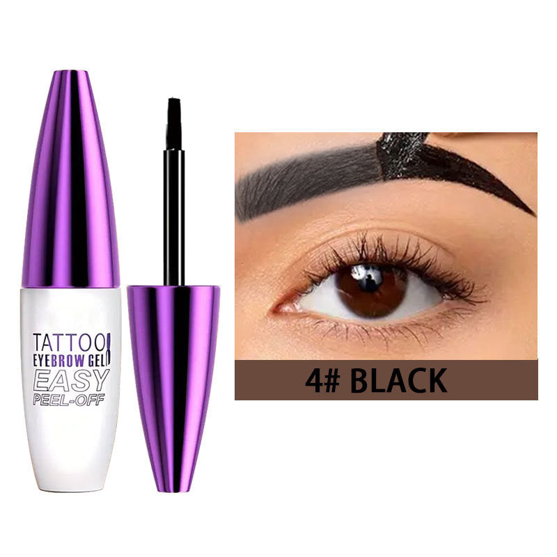 🔥Hot  | 30k+ Sold✅🎨Easy Peel-Off Eyebrow,Gel- &Sweatproof, Long-Lasting Black or Brown TattooTint- Enjoy easy eyebrow styling-8SA8