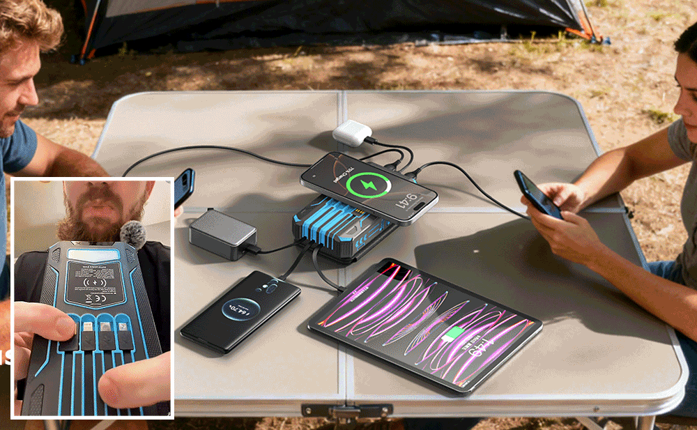 🔥Limited-Time 50% OFF & Free Shipping🔥Solar Foldable Power Bank-8JX3
