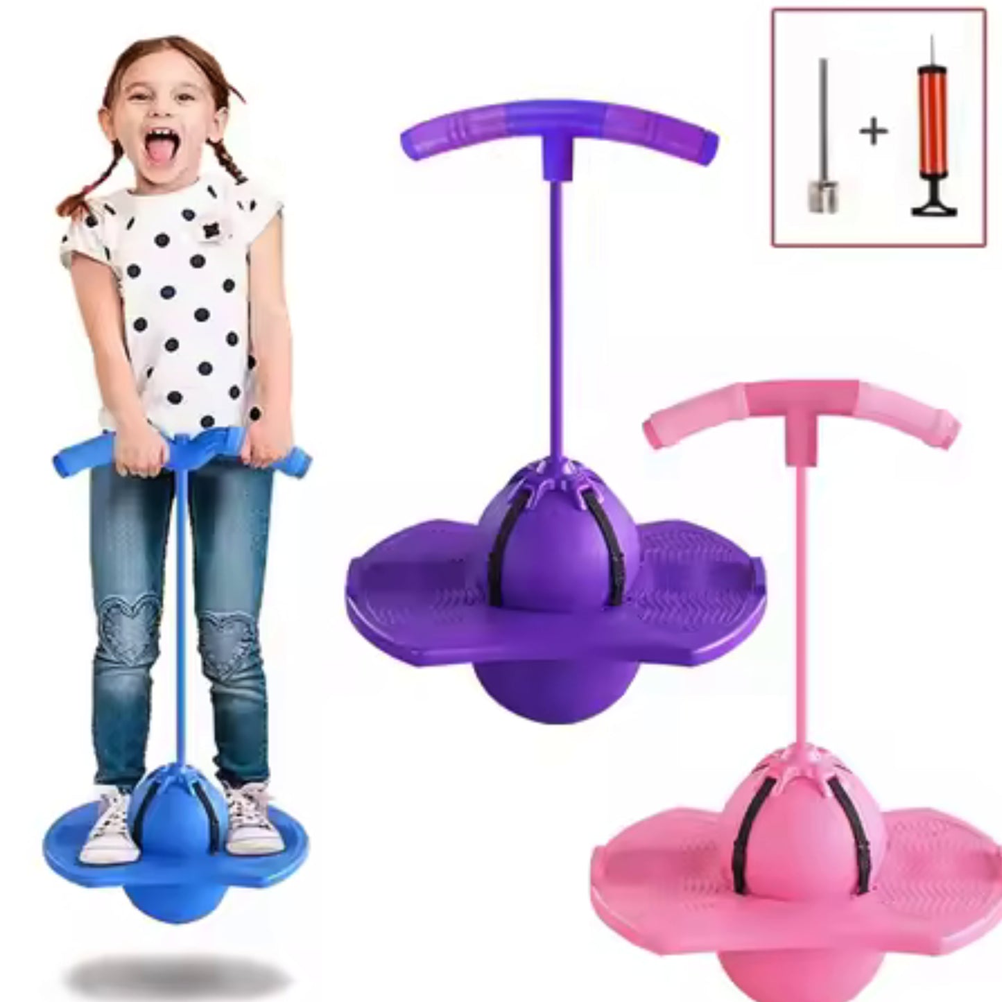 🤩Fun Sport Gift Kids Balance Jumping Play Ball For Children✨|Keep Kids Away From Screen Time, Enjoy Outdoor Sports💪-8HJ9