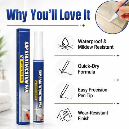 🖌️Tile Grout Repair Marker Pen✨ Renew Your Tile Grout in Seconds – Waterproof, Precision Marker for Home Renovation! ✨-8SA8