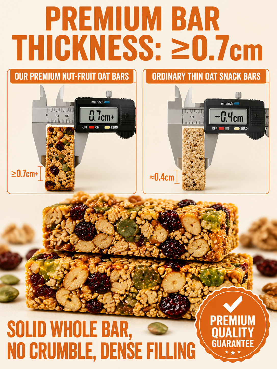 🥚Oat Protein Granola Bars Low Calorie Snack-Ray