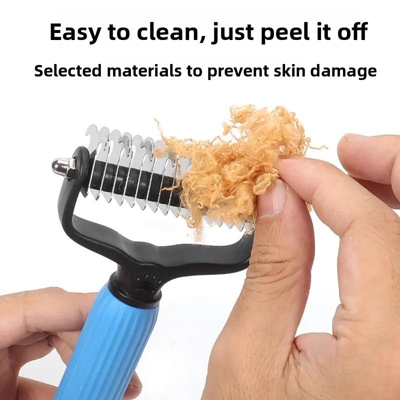 💯🐱Flash Sale!🐶 Professional Deshedding Tool For Dogs And Cats,Shedding Removal Easy to Use Essential Grooming-8SA8