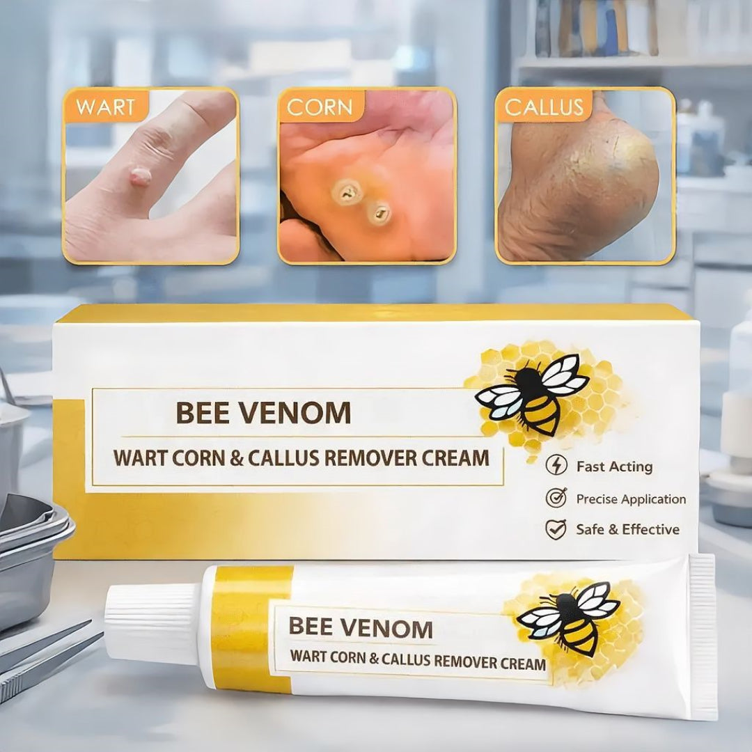 🔥LIMITED TIME DISCOUNT🔥 Sandal Confidence Again—Without Shame, Without Pain, Without Recurrence🤩|Bee Venom Wart Corn & Callus Remover Cream🐝-8HJ9