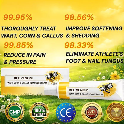 🔥LIMITED TIME DISCOUNT🔥 Sandal Confidence Again—Without Shame, Without Pain, Without Recurrence🤩|Bee Venom Wart Corn & Callus Remover Cream🐝-8HJ9