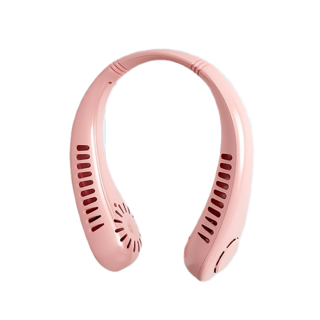😻Bladeless Neck Fan💨|360° Vortex Cooling Wearable Personal Fan, 220g Ultra-Light 25dB Quiet Hands-Free Fan, Safe For Long Hair😘-8HJ9