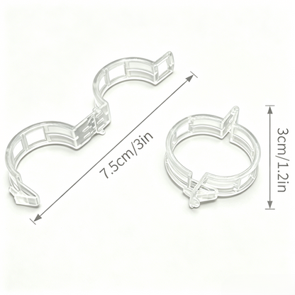 🥦🌽Secured Plastic Plant Clips🥕| Reusable Vine & Stem Support, Weatherproof Garden Clips for Tomato, Cucumber & Climbing Plants🥒🍅-8HJ9