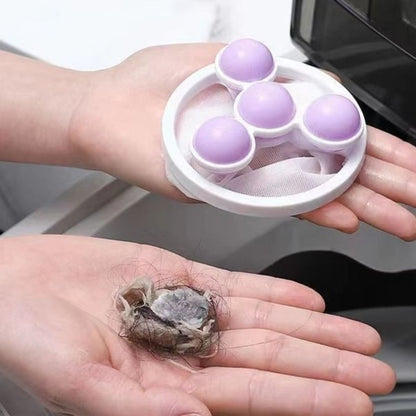 🧺 Up to 50% OFF ✨ Washing Machine Hair Catcher Filter – Floating Lint & Pet Hair Removal Laundry Ball-8YF7