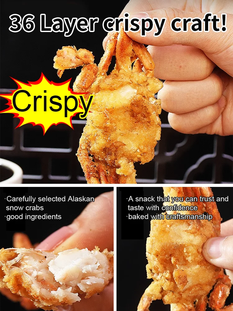 Alaskan Snow Crab Ready-to-EatCrispy Crab-Ray