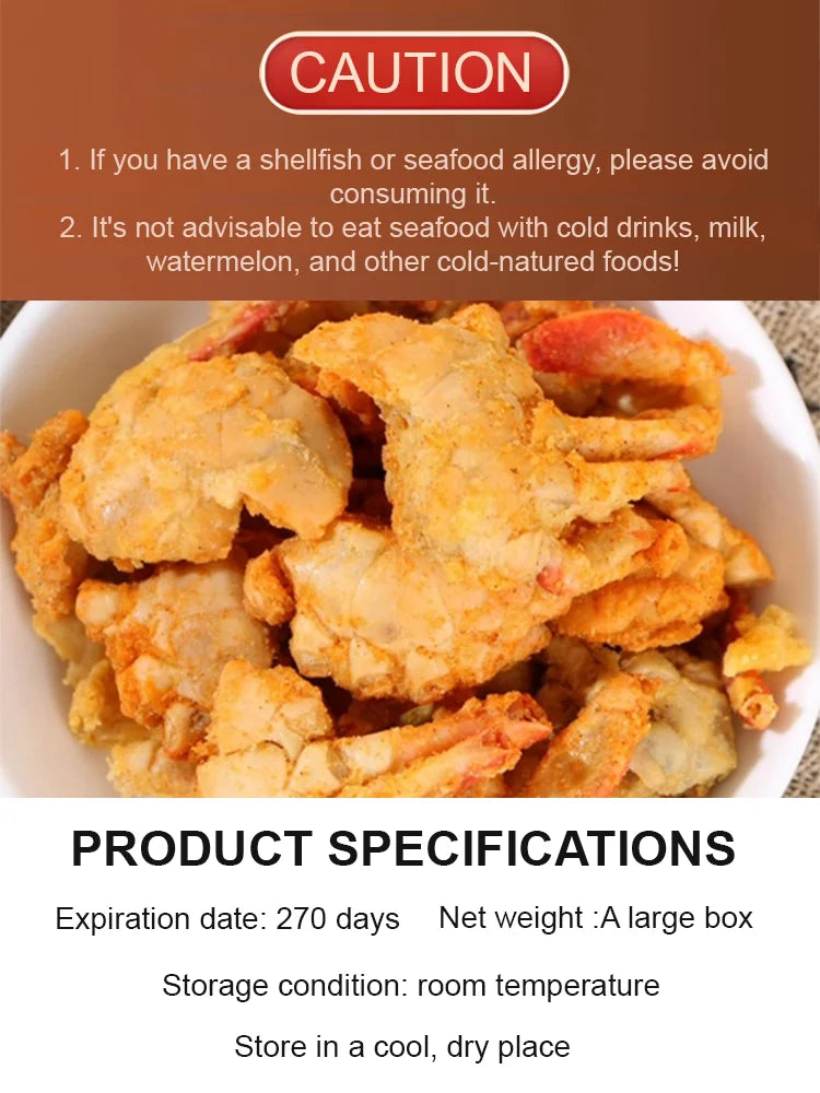 Alaskan Snow Crab Ready-to-EatCrispy Crab-Ray