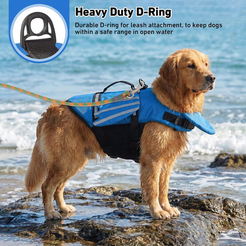🔥 Best Seller 🐶Dog Life Jacket | Maximum Buoyancy & Ultimate Water Safety-8YF7