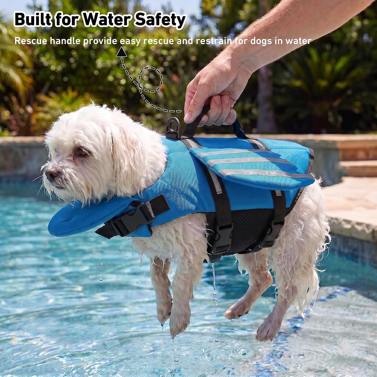 🔥 Best Seller 🐶Dog Life Jacket | Maximum Buoyancy & Ultimate Water Safety-8YF7