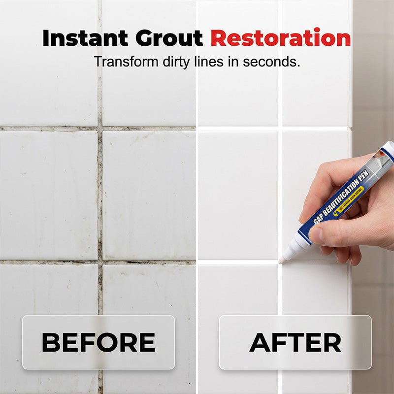 🖌️Tile Grout Repair Marker Pen✨ Renew Your Tile Grout in Seconds – Waterproof, Precision Marker for Home Renovation! ✨-8SA8