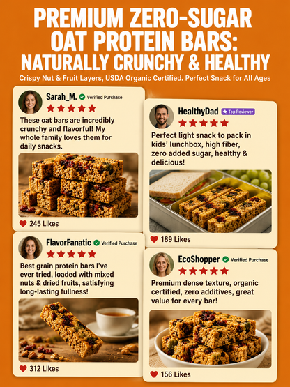 🥚Oat Protein Granola Bars Low Calorie Snack-Ray