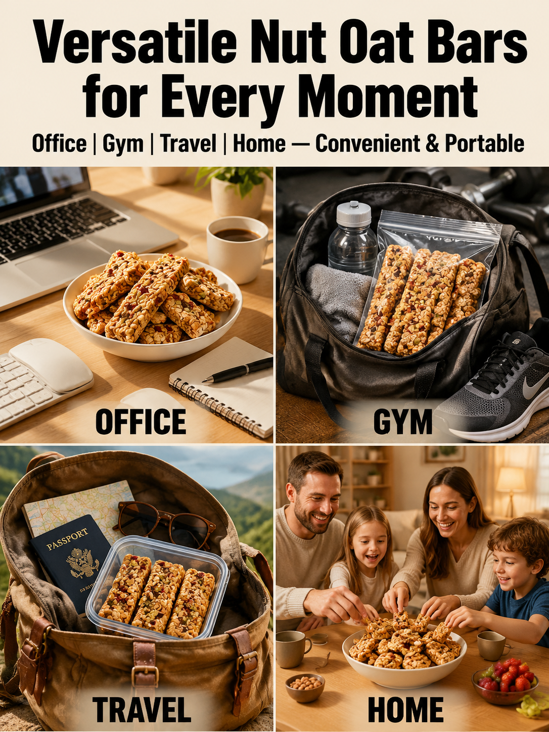 🥚Oat Protein Granola Bars Low Calorie Snack-Ray