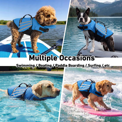 🔥 Best Seller 🐶Dog Life Jacket | Maximum Buoyancy & Ultimate Water Safety-8YF7