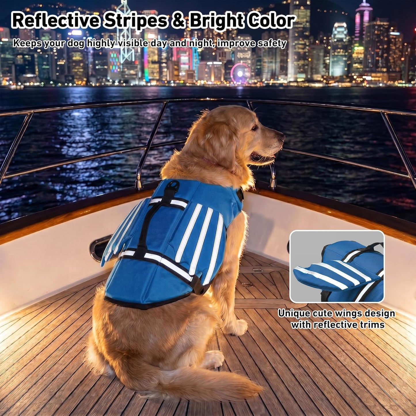 🔥 Best Seller 🐶Dog Life Jacket | Maximum Buoyancy & Ultimate Water Safety-8YF7